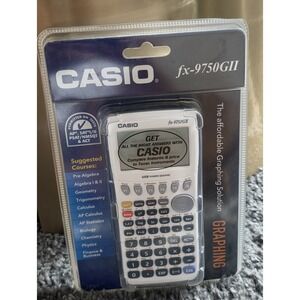 Casio fx-9750GII-WE Graphing Calculator, New